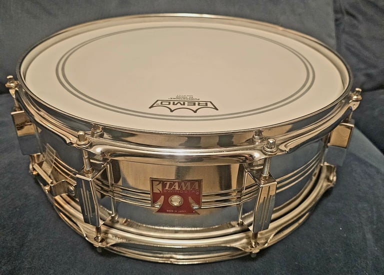 Tama Swingstar snare. Top quality drum. Made in Japan. New Remo heads. MIJ