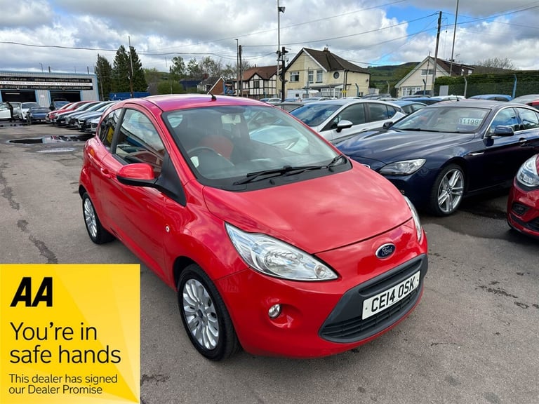2014 Ford Ka ZETEC Hatchback Petrol Manual