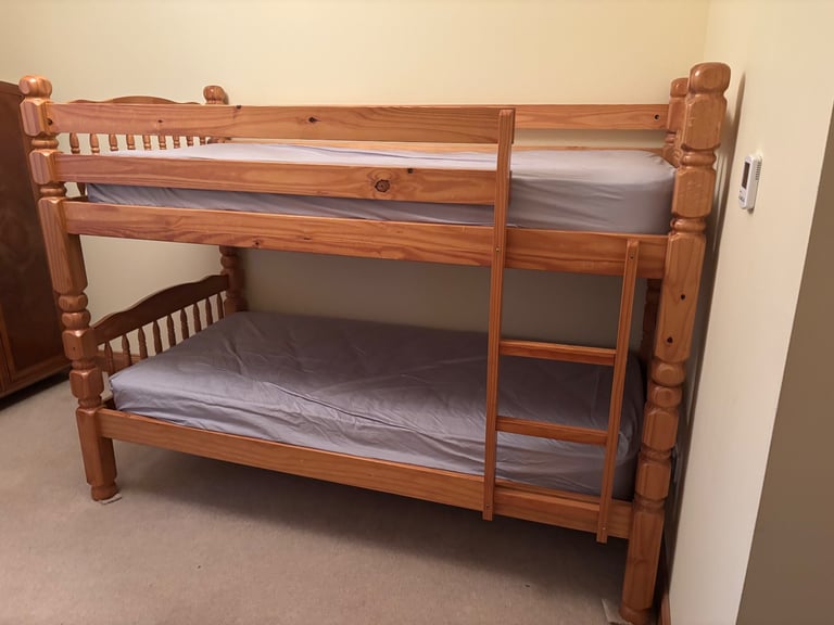 Pine Bunk beds. 