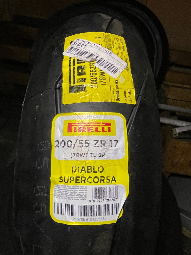 image for Pirelli Diablo super cross bike tyres 