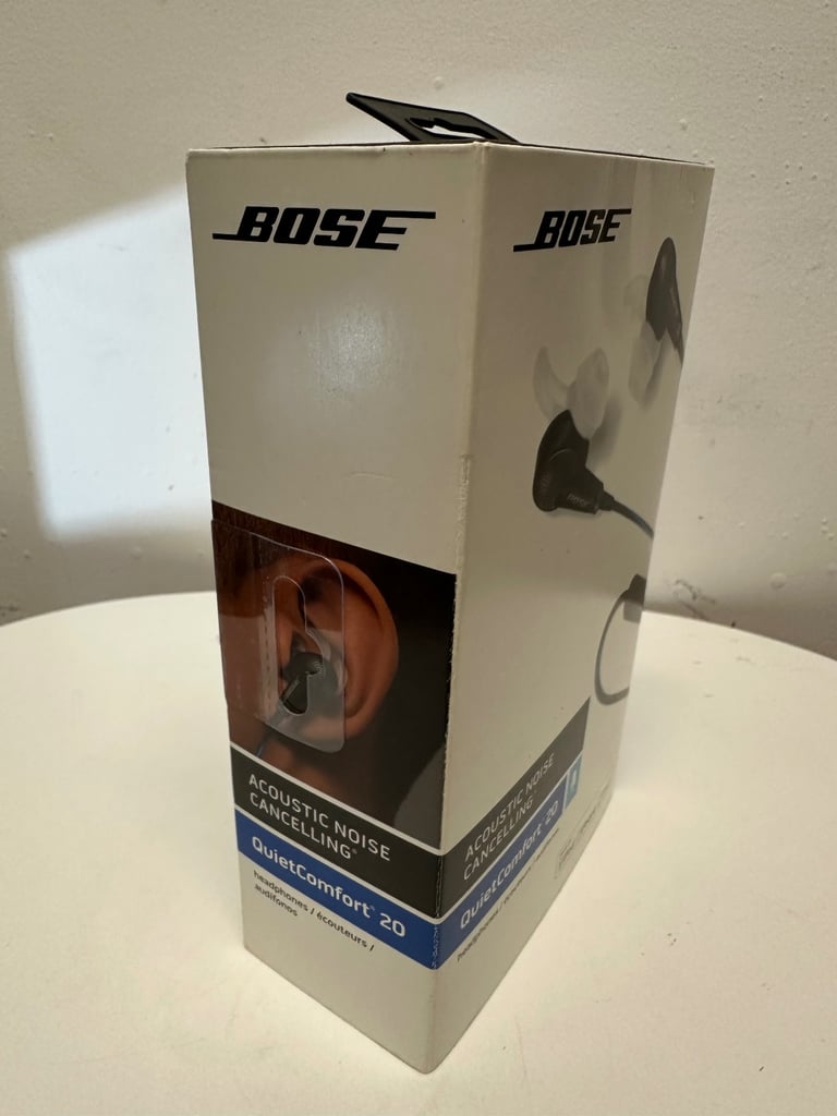 BOSE QuietComfort QC20 Acoustic Noise Cancelling Headphone Black - IOS