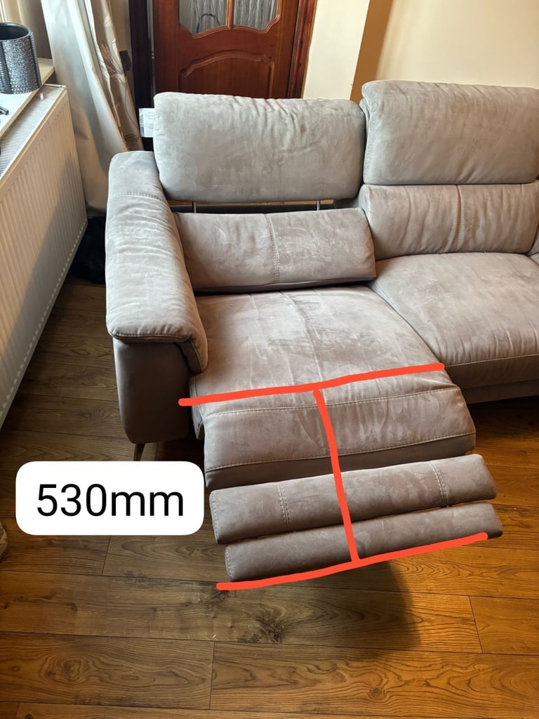 Grey corner sofa (sofology)