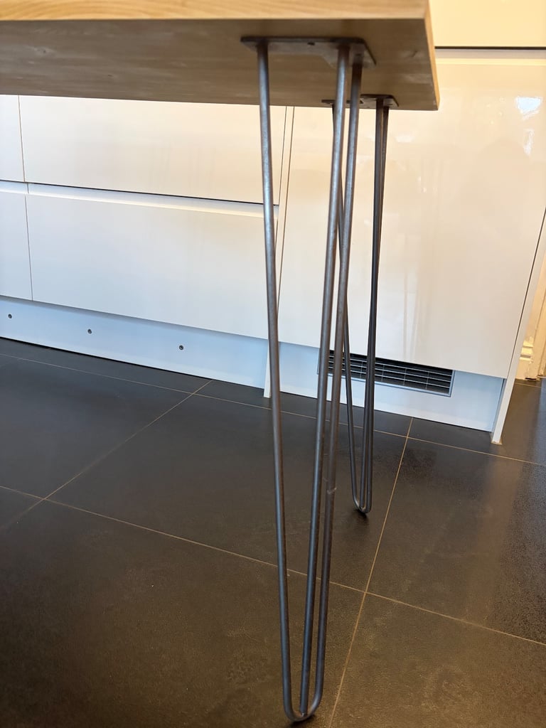 Desk - vintage hairpin legs 