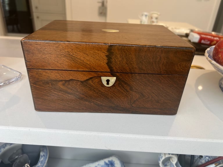 image for Antique rosewood box 