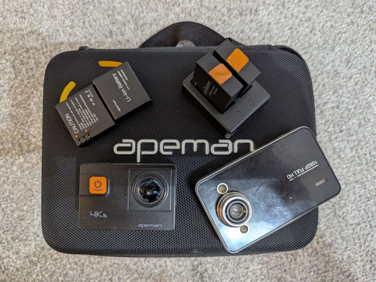 Apeman + 2nd camera with additional extras