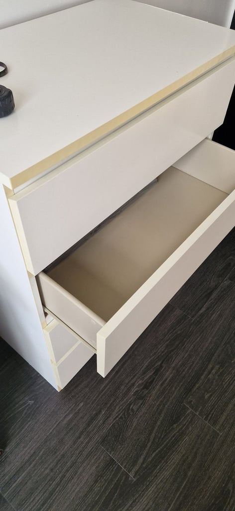White Ikea Chest of Drawers