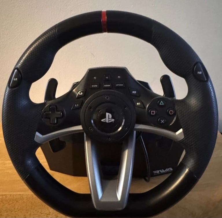 PS steering wheel and pedals 