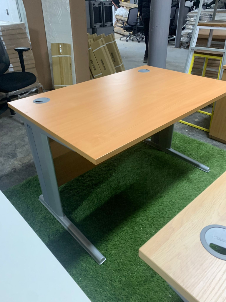 office furniture 1.6 meter beech desks BRANDNEW