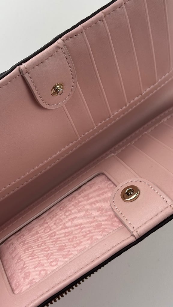 Kate spade pink leather wallet 