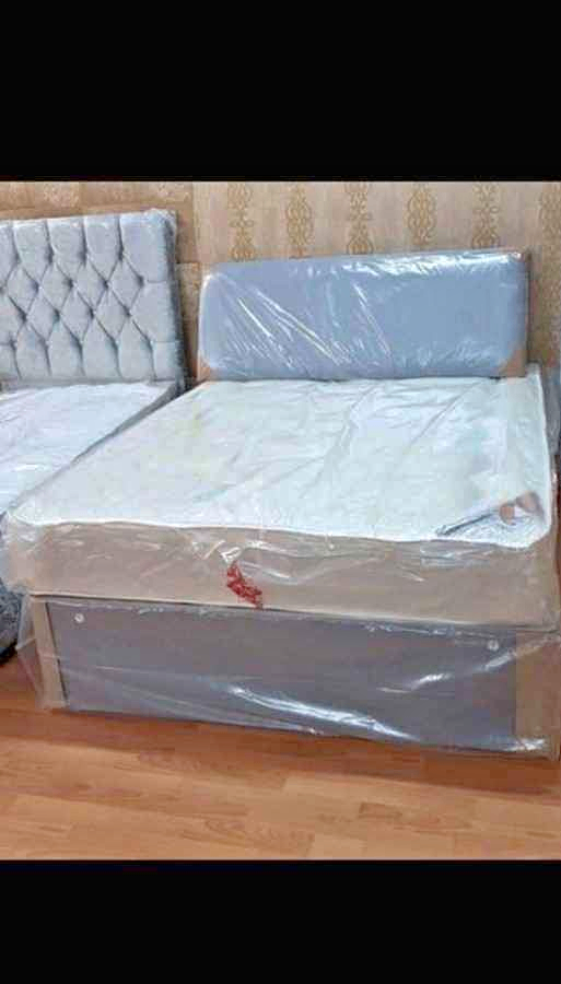 Divan Double Bed Set – Mattress & Headboard | Quick Dispatch