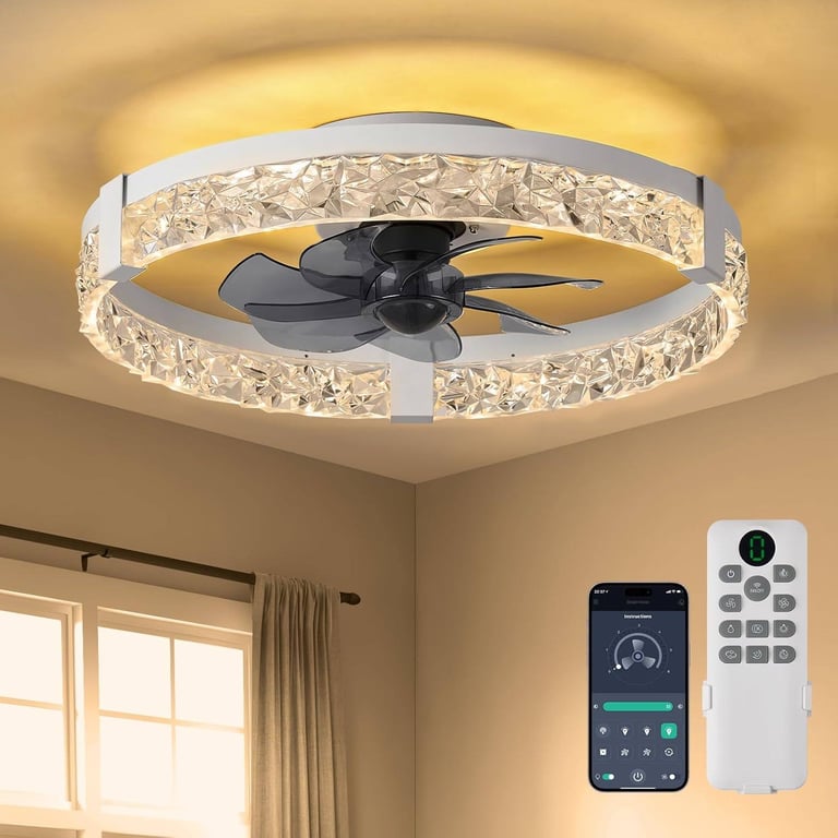 image for new in packaging - 20" Ceiling Fan with Light