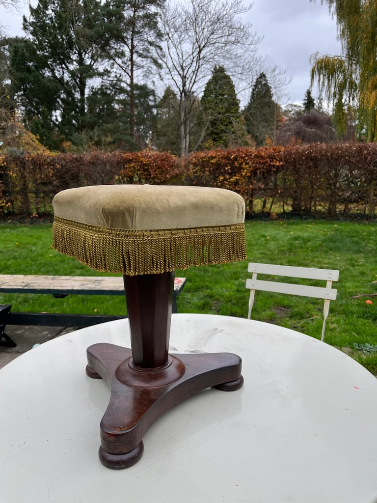 Victorian mahogany stool