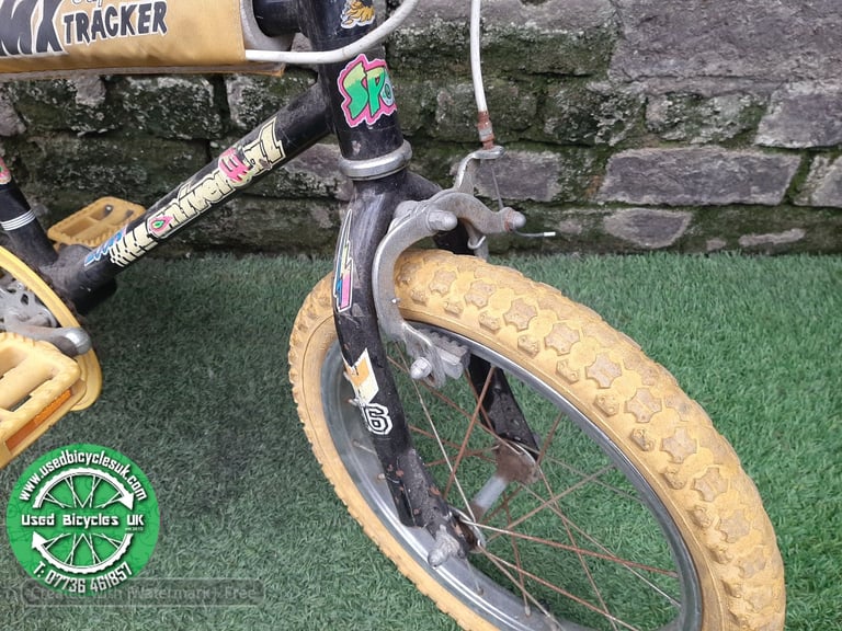 1980's Universal BMX Super Tracker 16 inch wheels Survivor working condition. 