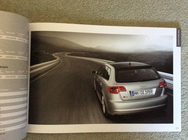 AUDI A3/S3 CATALOGUE PRICING & SPECIFICATION GUIDE