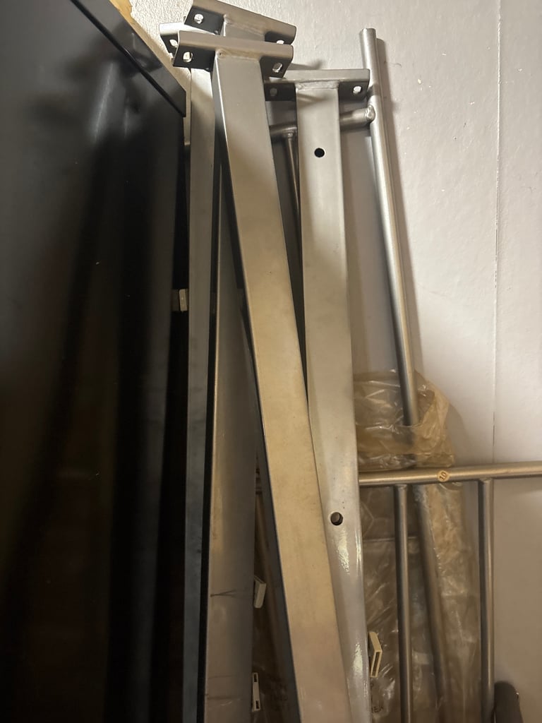 image for Free scrap metal bed frame pieces 