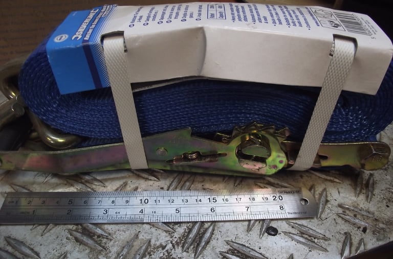 image for Heavy duty ratchet strap.