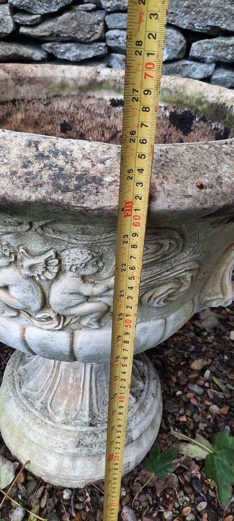 image for Xxl ornate garden pots 