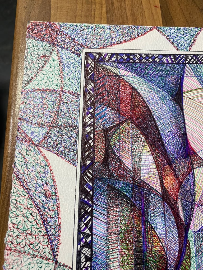 Original art work signed by French artists 