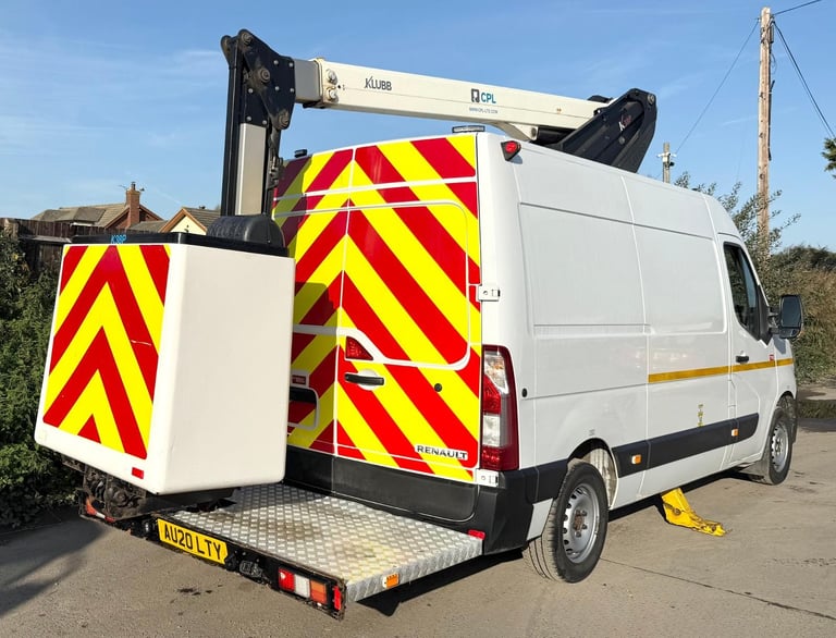 2020 RENAULT MASTER 35 KLUBB ACCESS PLATFORM EURO6 3.5T CAR LICENSE 48,000 MILES