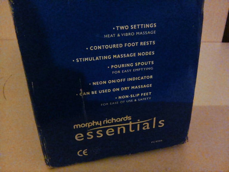 morphy richards essentials deep massaging Foot spa.