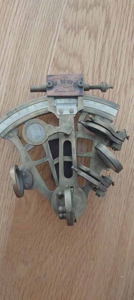 Brass Replica Nautical Sextant