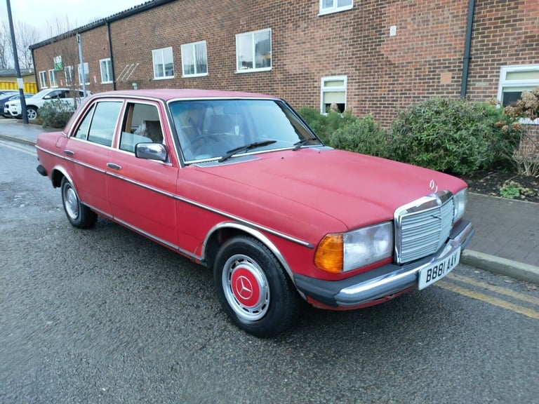 Mercedes W123 230E 1984 B Reg Red with Cream Interior Auto Petrol 140k Classic 