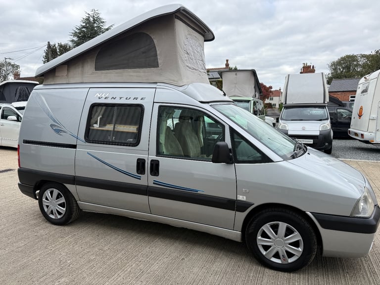 2006 Nu Venture Camper Van Fiat Scudo 2.0JTD - Silver - 64996 miles - 3 Owners