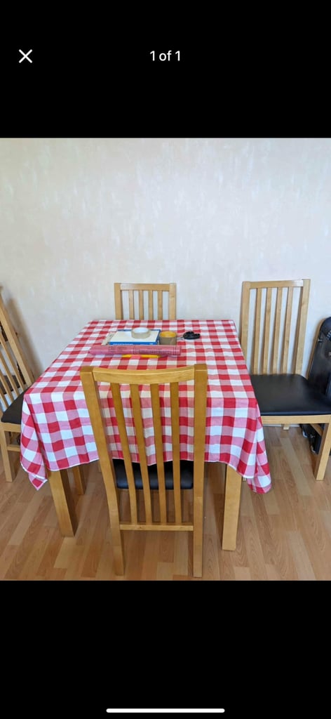 image for Extending table and chairs