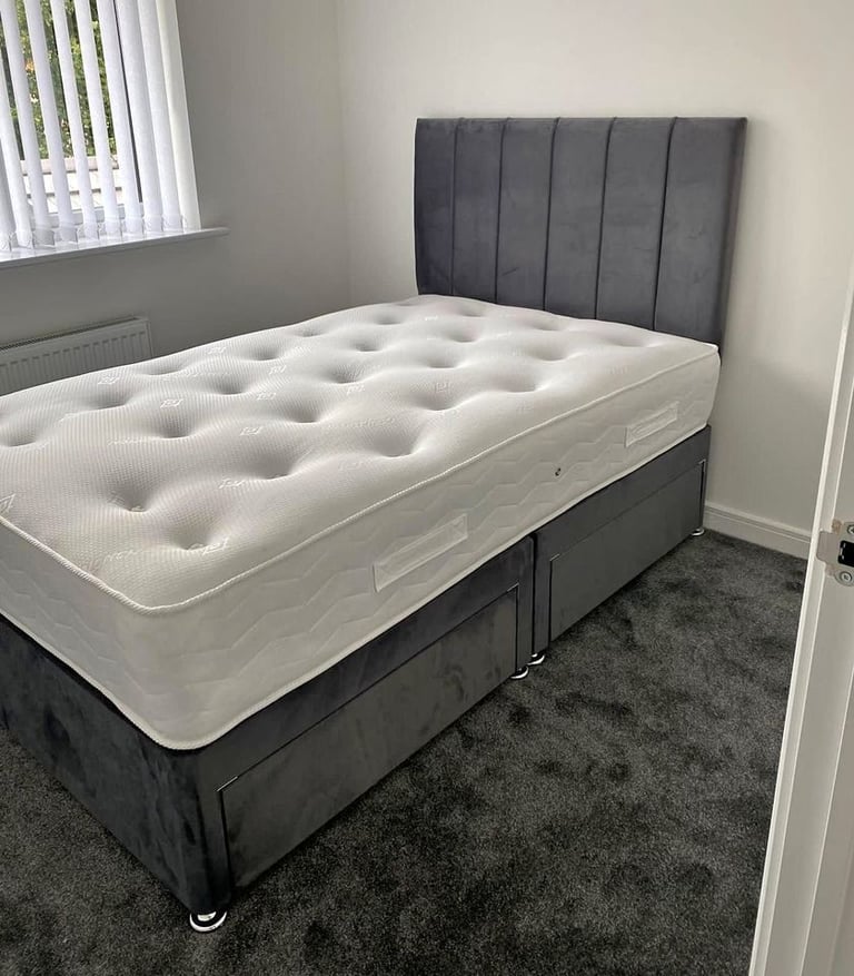 image for Mega Sale - Divan King Size Bed Available Here (Optional)