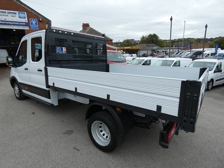 2017 17 FORD TRANSIT DOUBLE CAB TIPPER 81K 7 SEATER LOOK