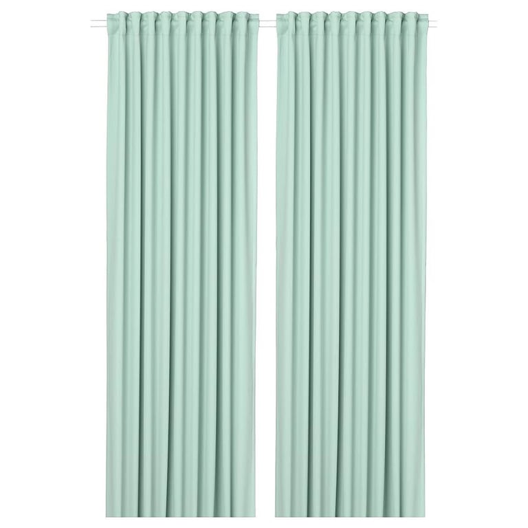 image for IKEA Majgull Curtains (Mint Green)