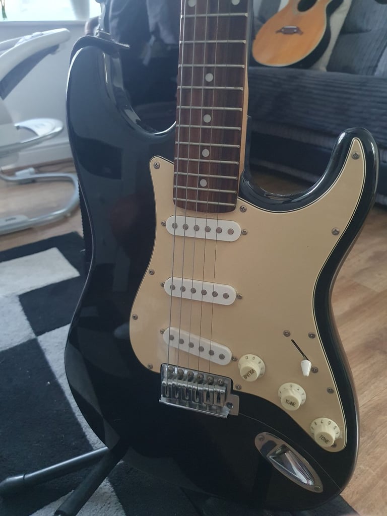 Fender squire strat electric guitar 