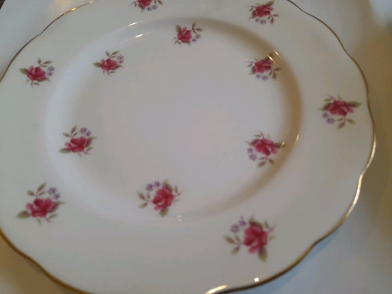 Crown Royal bone china plates - Collection ONLY
