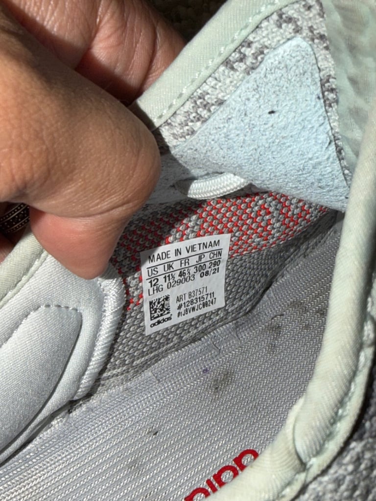 Yeezys adidas uk 11  6 PAIRS JOB LOT