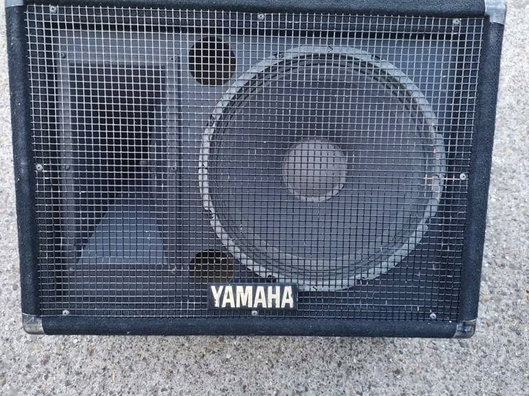  Yamaha S12ME 12" Pa speakers s12 monitor Pair, DPD delivery 16 gbp pair