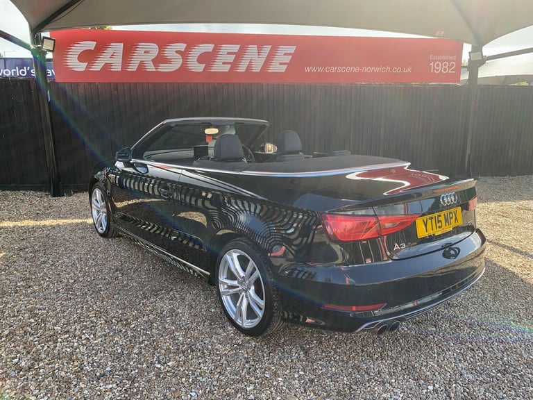 2015 Audi A3 Cabriolet 1.4 TFSI CoD S line Euro 6 (s/s) 2dr CONVERTIBLE Petrol Manual