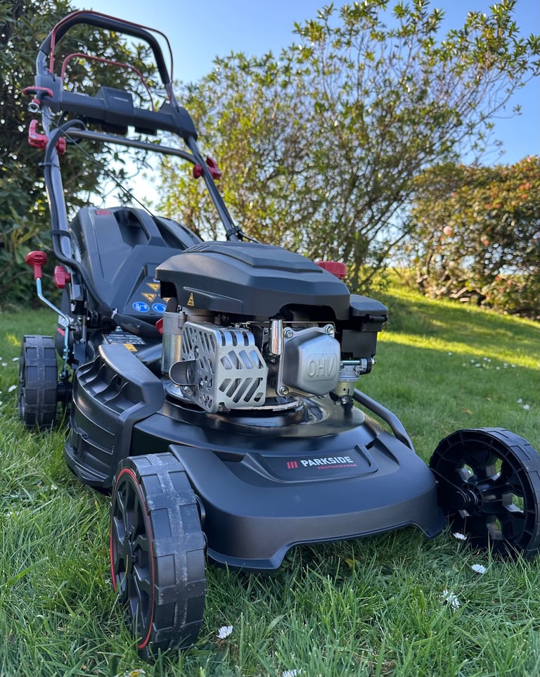 image for NEW 18” 4in1 Selfdrive petrol electric start lawnmower 6months warranty FREE deliver 150cc mower