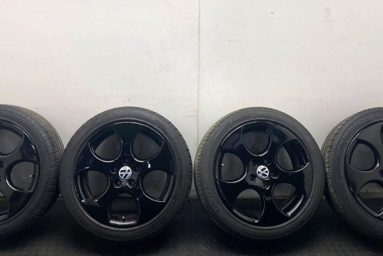 18 inch VW Monza Alloys powdercoated black
