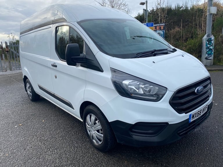 2019 68 FORD TRANSIT CUSTOM 2.0 340 ECOBLUE  LWB+HIGH ROOF NO VAT VAN L2 H2 EURO