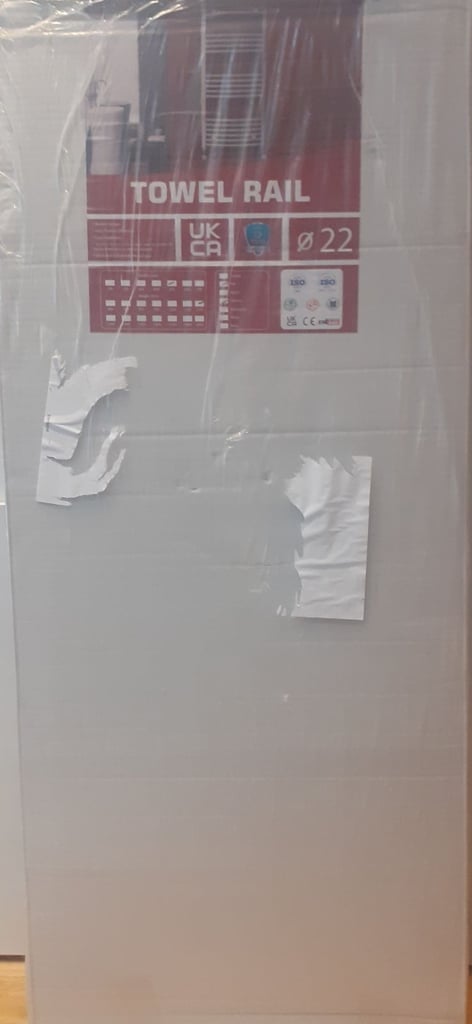 Brand New Chrome Heated Towel Radiator 500 x 1200 mm