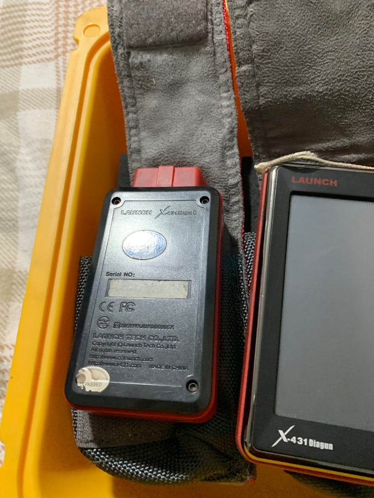 Snap on and launch diagnostic equipment 