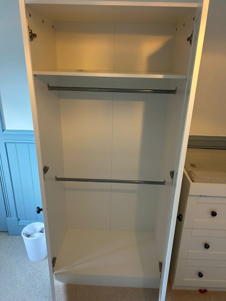 Silver Cross Furniture set, wardrobe, changing table and cot