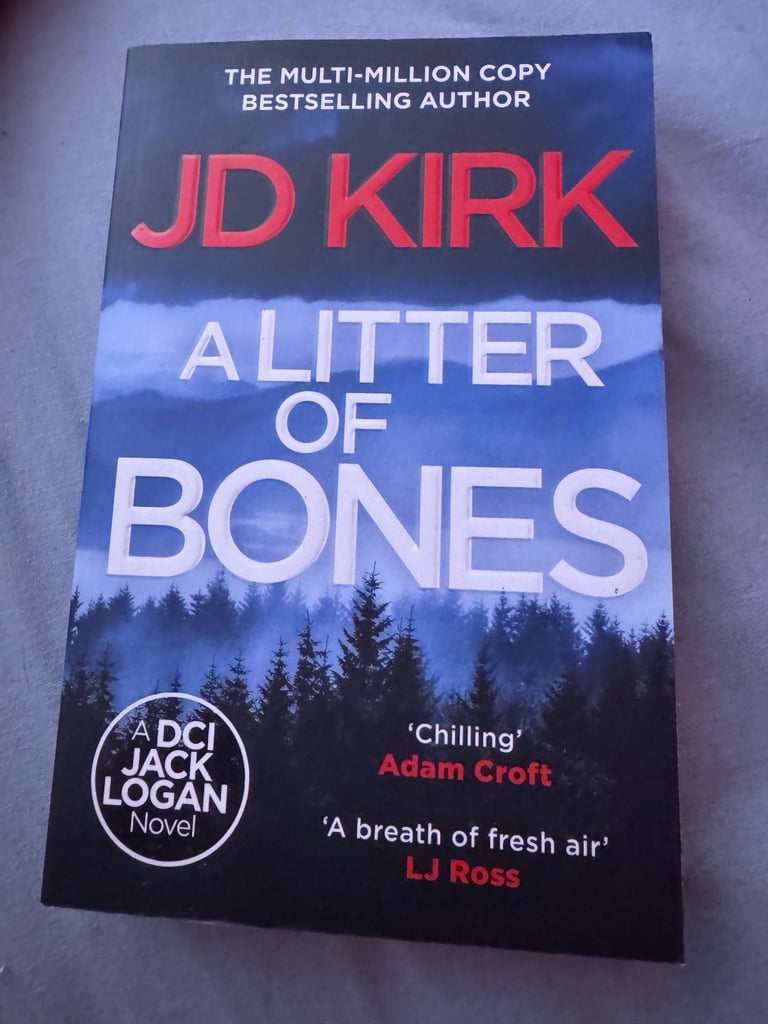 image for JD Kirk a litter of bones paperback 