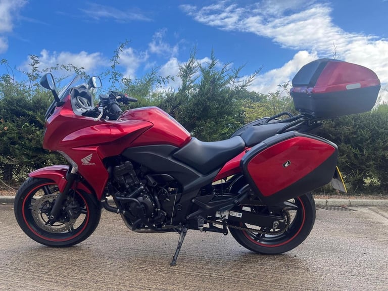 2011 11 HONDA CBF1000FA-B CBF 1000 TOURER LUGGAGE RED CLEAN CBF1000 F ABS