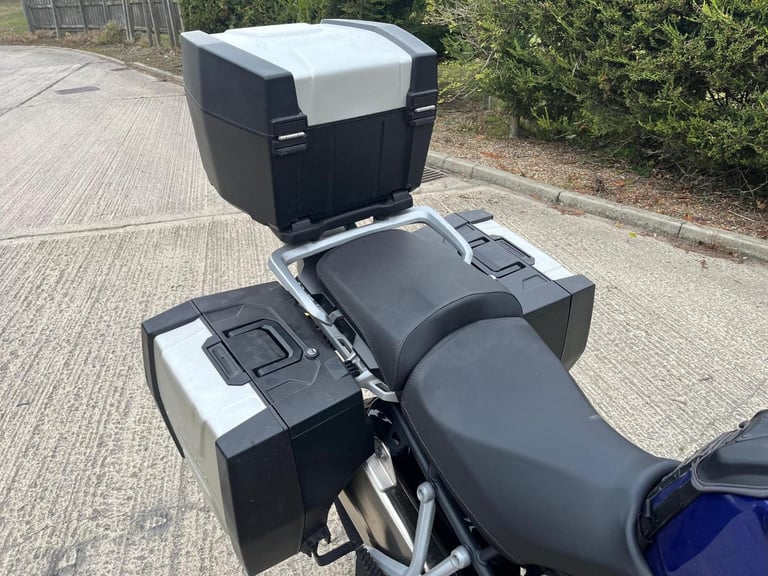 2012 12 TRIUMPH EXPLORER 1215 BLUE TIGER 1200 ADVENTURE TOURER FULL LUGGAGE