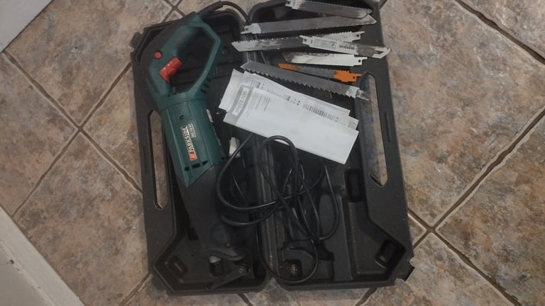 no offers PARKSIDE RECIPROCATING SAW in carry case manual and blades PERFECT WORKING ORDER