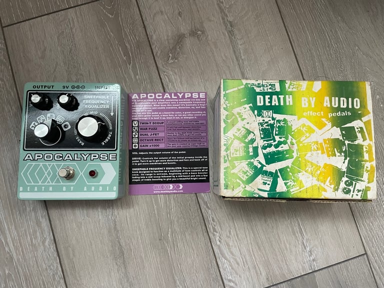 Death By Audio Apocalypse Overdrive/Distortion/Fuzz Pedal