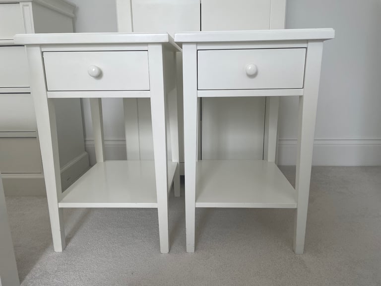 image for The white company bedside tables x2 