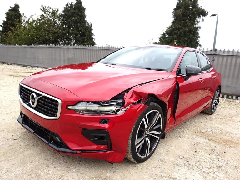 2019 19 REG VOLVO S60 R-DESIGN EDITION T5 AUTO DAMAGED REPAIRABLE SALVAGE