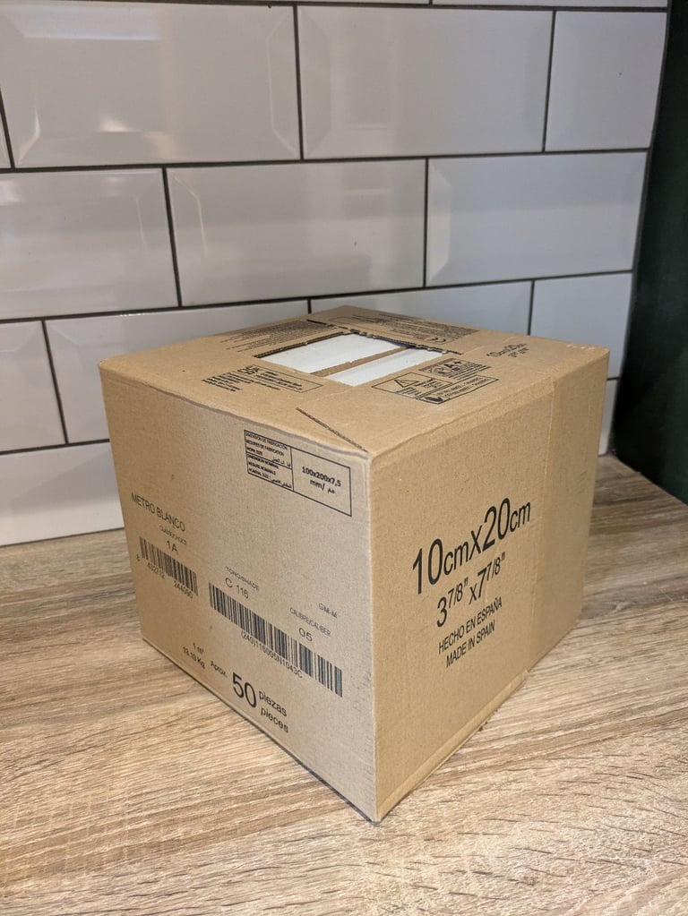 Metro Blanco White Bathroom Kitchen Tiles